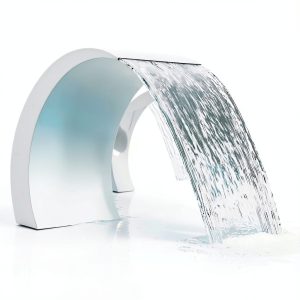 JENLER Pool Fountain Stainless Steel Water Feature Pond-0