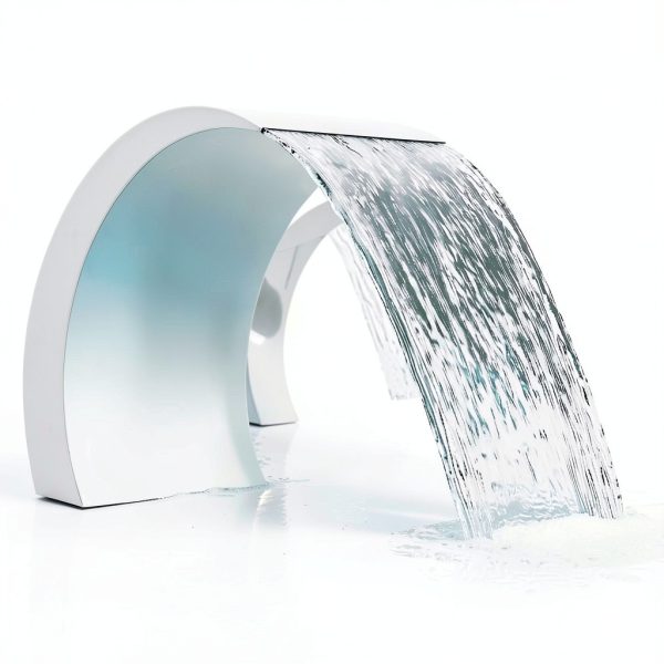 JENLER Pool Fountain Stainless Steel Water Feature Pond-0