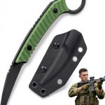 Whomyis K155 EDC Fixed Blade Knife Lightweight S90V Steel-0
