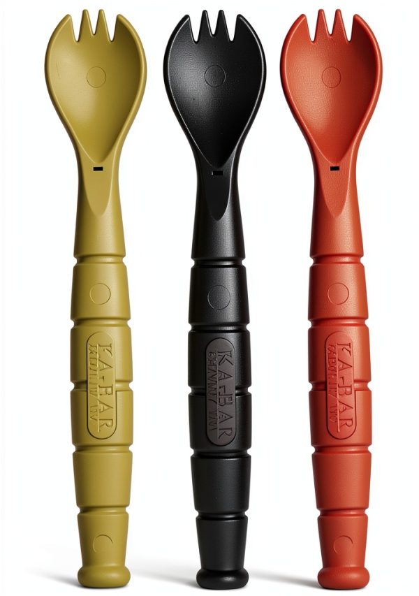 KA-BAR Camping Knife Spork Utensil Set Alloy Steel-0