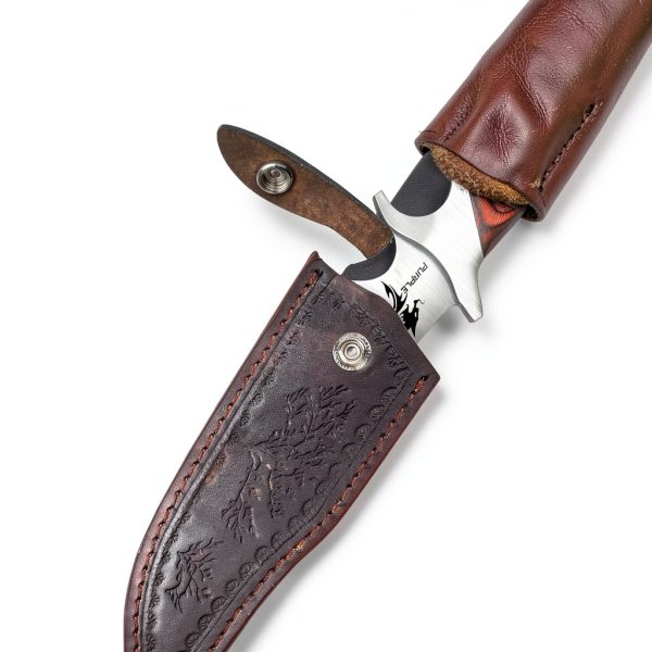 Purple Dragon Fixed Blade Knife Full Tang Stainless Steel-4