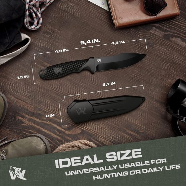 ODENWOLF WOLF-II Fixed Blade Knife D2 Steel Full Tang-4