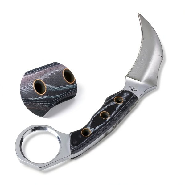 Grand Way Karambit Knife Stainless Steel Tactical Fixed-3