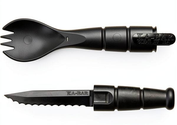 KA-BAR Camping Knife Spork Utensil Set Alloy Steel-2