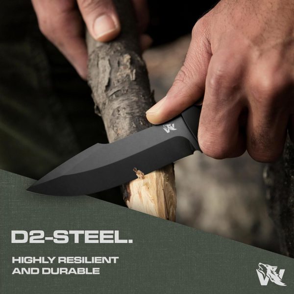 ODENWOLF WOLF-II Fixed Blade Knife D2 Steel Full Tang-1