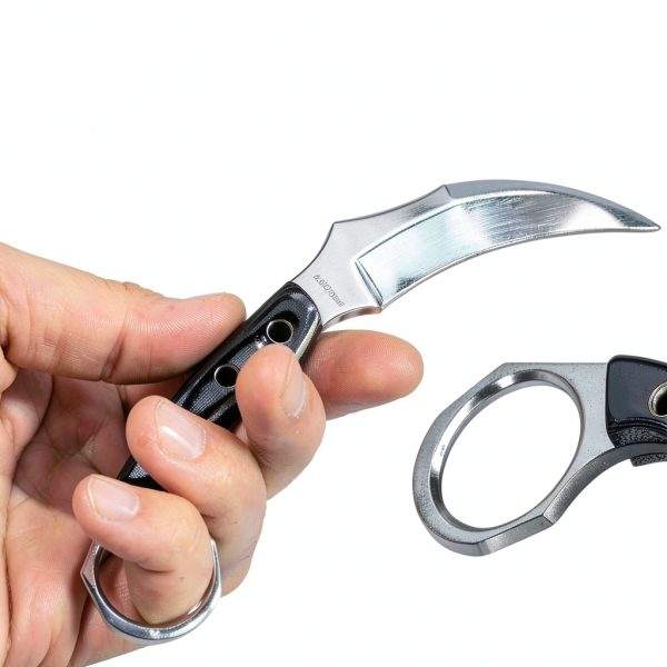 Grand Way Karambit Knife Stainless Steel Tactical Fixed-6