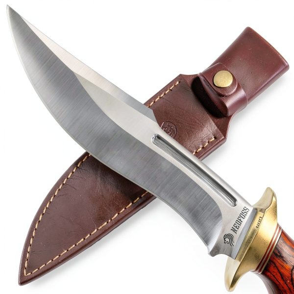 NedFoss SA78 Hunting Knife 7 Inch Stainless Steel Fixed-2