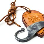 Toferner Celtic Pocket Knife Hand Forged Spring Steel-0