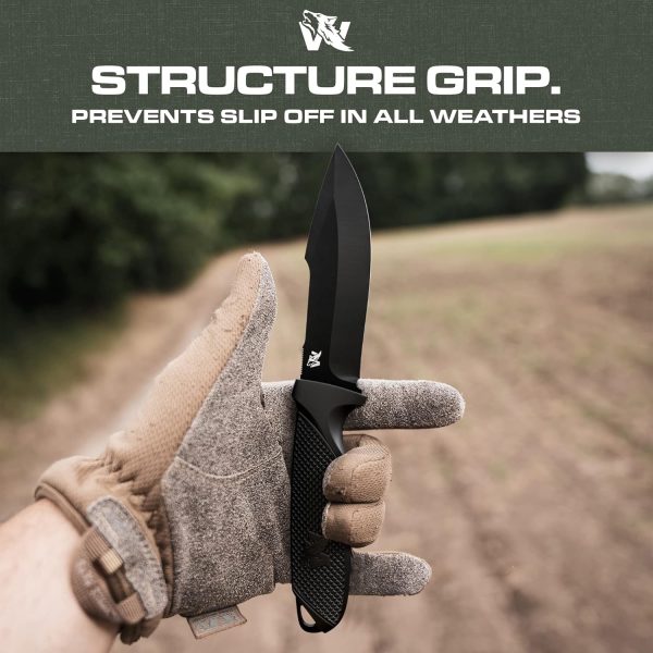 ODENWOLF WOLF-II Fixed Blade Knife D2 Steel Full Tang-5