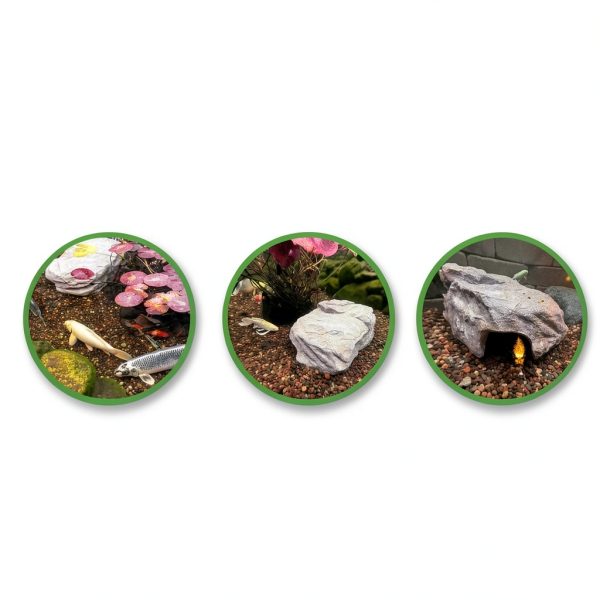 Aquascape Faux Rock Fish Cave Koi Pond Protection-1