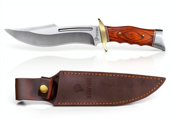 NedFoss SA78 Hunting Knife 7 Inch Stainless Steel Fixed-4