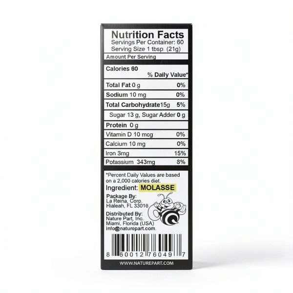 La Reina Molasses Organic Syrup Vegan Gluten Free Sweetener-2