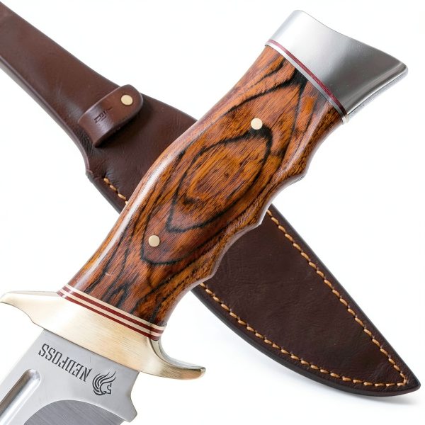 NedFoss SA78 Hunting Knife 7 Inch Stainless Steel Fixed-1
