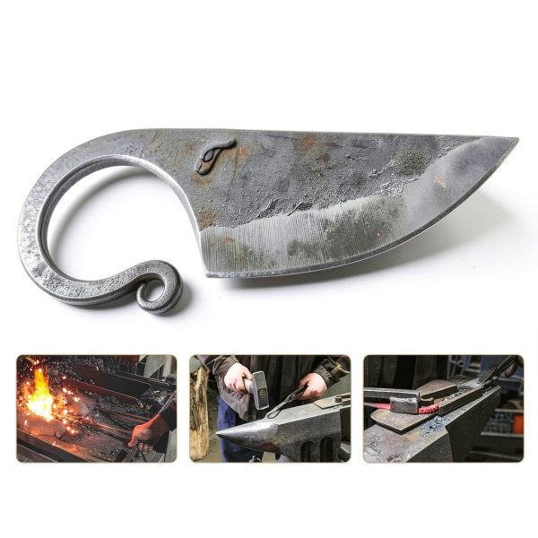 Toferner Celtic Pocket Knife Hand Forged Spring Steel-1