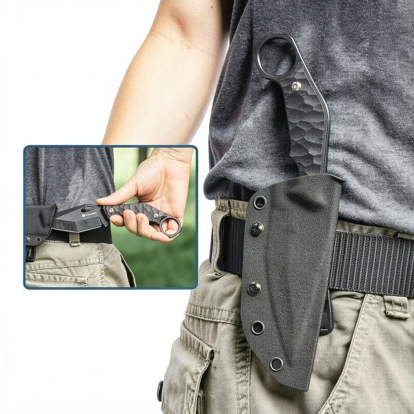 DRACHENADER Survival Knife Full Tang Stainless Steel Outdoor-3
