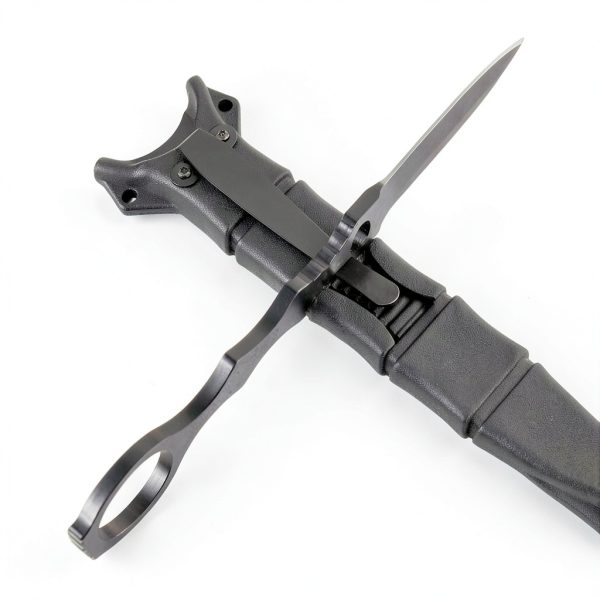 DWULCX Tactical Fixed Blade Knife 440C Steel Outdoor-6