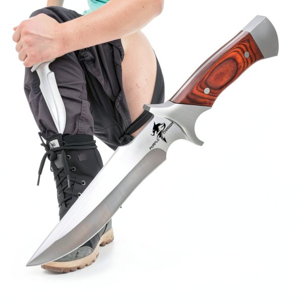 Purple Dragon Fixed Blade Knife Full Tang Stainless Steel-1
