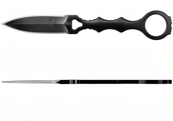 DWULCX Tactical Fixed Blade Knife 440C Steel Outdoor-1