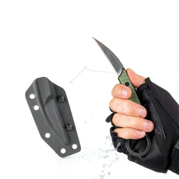 Whomyis K155 EDC Fixed Blade Knife Lightweight S90V Steel-2