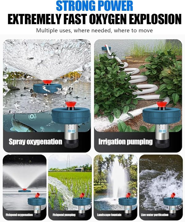 Pond Fountain ELELIFE Stainless Steel RGB-1