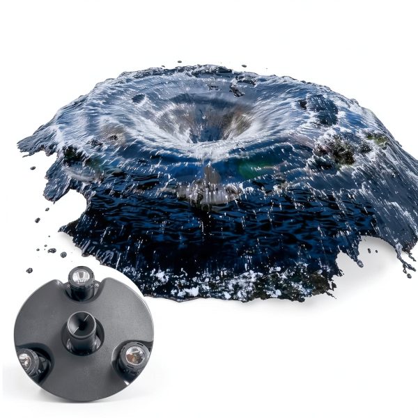 Pond Boss Submersible Fountain Black Ceramic ¼HP-7