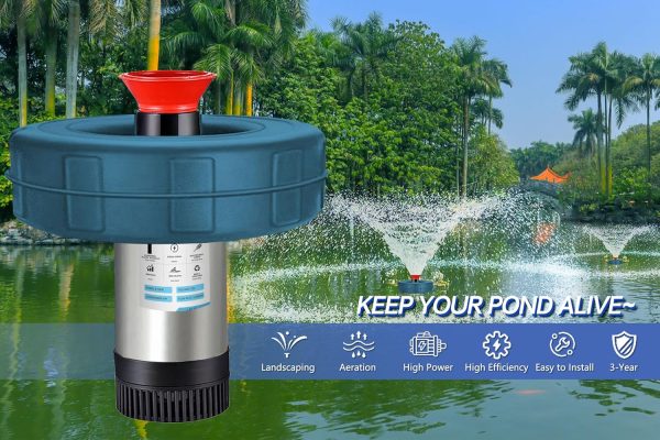 Pond Fountain ELELIFE Stainless Steel RGB-4