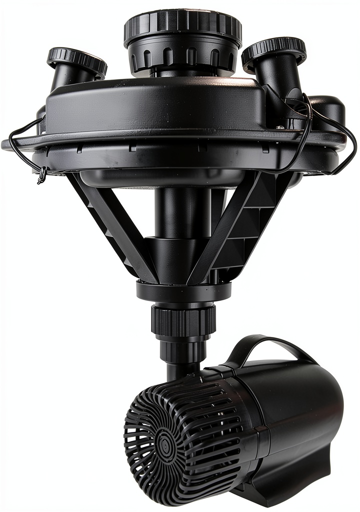 Installing Pond Boss Submersible Fountain Black Ceramic ¼HP on a wooden deck
