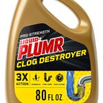 Clorox Liquid-Plumr Pro-Strength Clog Destroyer 80 oz Drain Cleaner-0