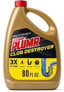 Clorox Liquid-Plumr Pro-Strength Clog Destroyer 80 oz Drain Cleaner-0
